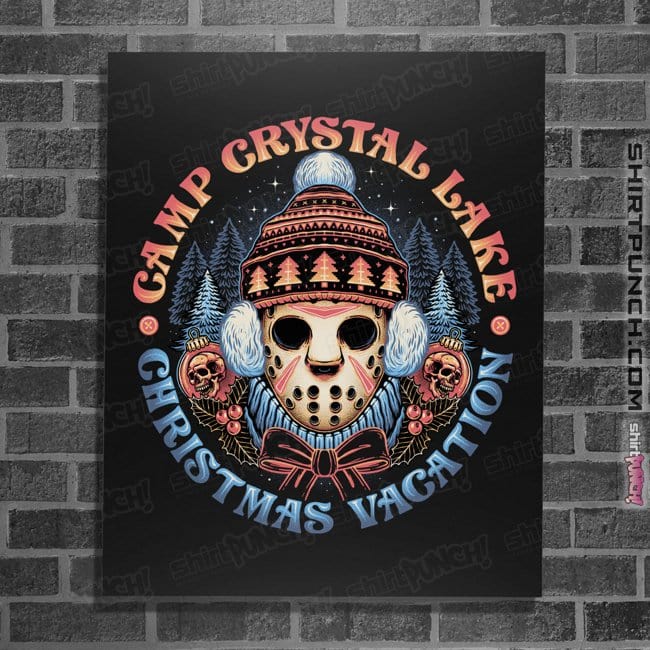 Secret_Shirts Posters / 4"x6" / Black Camp Christmas