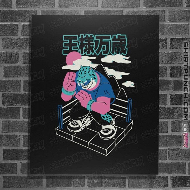 Daily_Deal_Shirts Posters / 4"x6" / Black Long Live The King