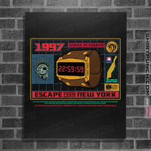 Load image into Gallery viewer, Daily_Deal_Shirts Posters / 4&quot;x6&quot; / Black Escape 1997
