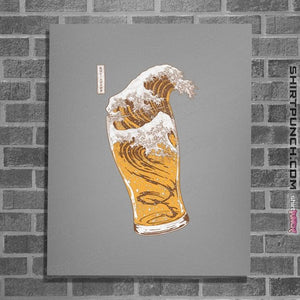 Daily_Deal_Shirts Posters / 4"x6" / Sports Grey The Great Beer Wave