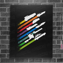 Load image into Gallery viewer, Daily_Deal_Shirts Posters / 4&quot;x6&quot; / Black Speed Streaks
