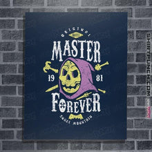 Load image into Gallery viewer, Shirts Posters / 4&quot;x6&quot; / Navy Skeletor Forever
