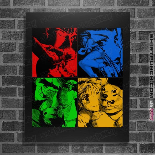Daily_Deal_Shirts Posters / 4"x6" / Black Retro TANK!