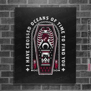 Shirts Posters / 4"x6" / Black Oceans Of Time