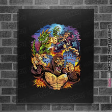 Load image into Gallery viewer, Daily_Deal_Shirts Posters / 4&quot;x6&quot; / Black Rampage Arcade Tribute
