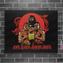 Load image into Gallery viewer, Daily_Deal_Shirts Posters / 4&quot;x6&quot; / Black Kumite Besties
