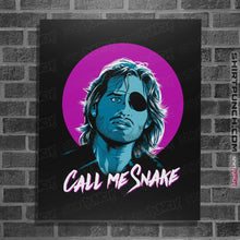 Load image into Gallery viewer, Shirts Posters / 4&quot;x6&quot; / Black Call Me Snake
