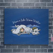Load image into Gallery viewer, Secret_Shirts Posters / 4&quot;x6&quot; / Royal Blue Have a Luke Warm Winter
