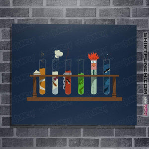 Shirts Posters / 4"x6" / Navy Muppet Science