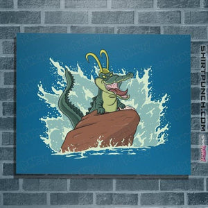 Secret_Shirts Posters / 4"x6" / Sapphire The Little Alligator