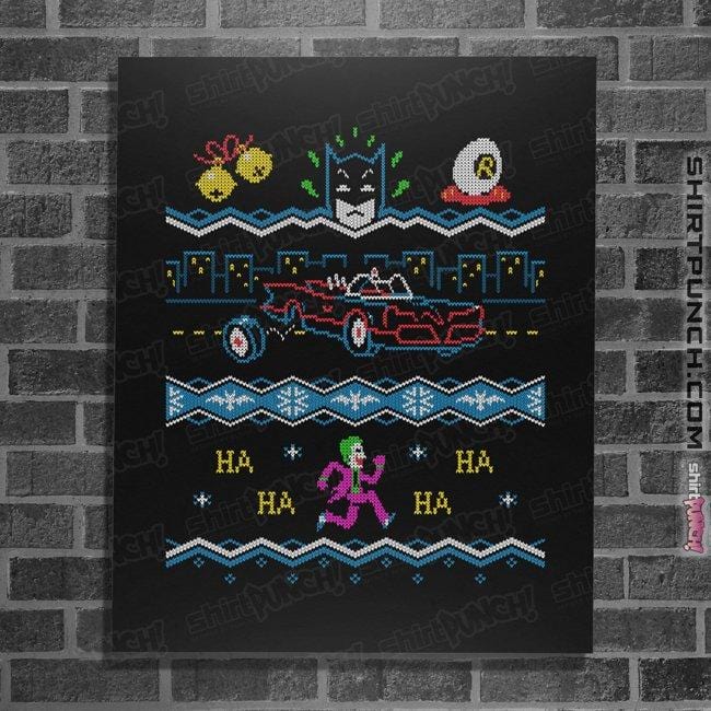 Daily_Deal_Shirts Posters / 4"x6" / Black Jingle Smells '66