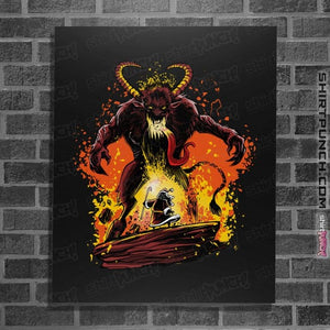 Daily_Deal_Shirts Posters / 4"x6" / Black You Shall Not Pass, Krampus!
