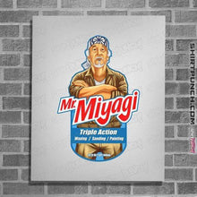 Load image into Gallery viewer, Shirts Posters / 4&quot;x6&quot; / White Mr. Miyagi
