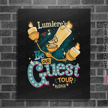 Load image into Gallery viewer, Daily_Deal_Shirts Posters / 4&quot;x6&quot; / Black Be Our Guest Tour
