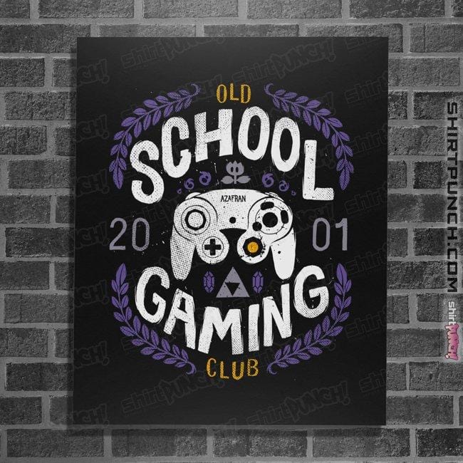 Shirts Posters / 4"x6" / Black Gamecube Gaming Club