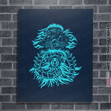 Load image into Gallery viewer, Daily_Deal_Shirts Posters / 4&quot;x6&quot; / Navy Skyward
