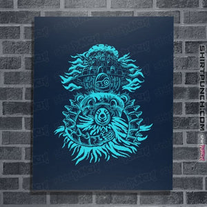 Daily_Deal_Shirts Posters / 4"x6" / Navy Skyward