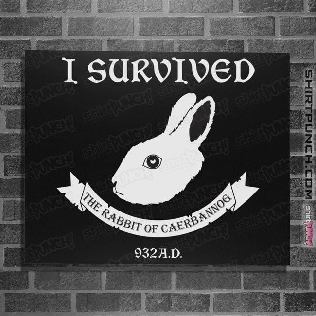 Shirts Posters / 4"x6" / Black Rabbit