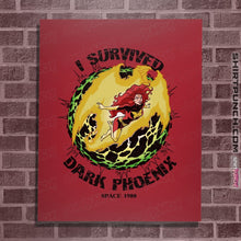 Load image into Gallery viewer, Shirts Posters / 4&quot;x6&quot; / Red I Survived Dark Phoenix
