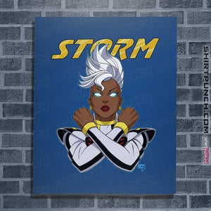 Daily_Deal_Shirts Posters / 4"x6" / Royal Blue Storm 97