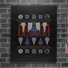 Load image into Gallery viewer, Shirts Posters / 4&quot;x6&quot; / Black Christmas On The Dark Side
