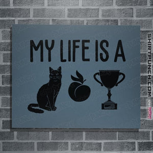 Secret_Shirts Posters / 4"x6" / Indigo Blue Cat Butt Trophy