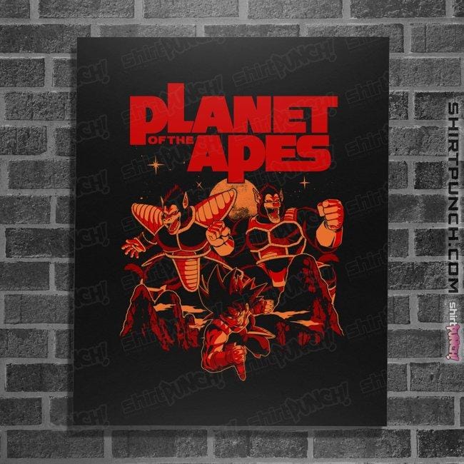 Shirts Posters / 4"x6" / Black Planet Of The Apes