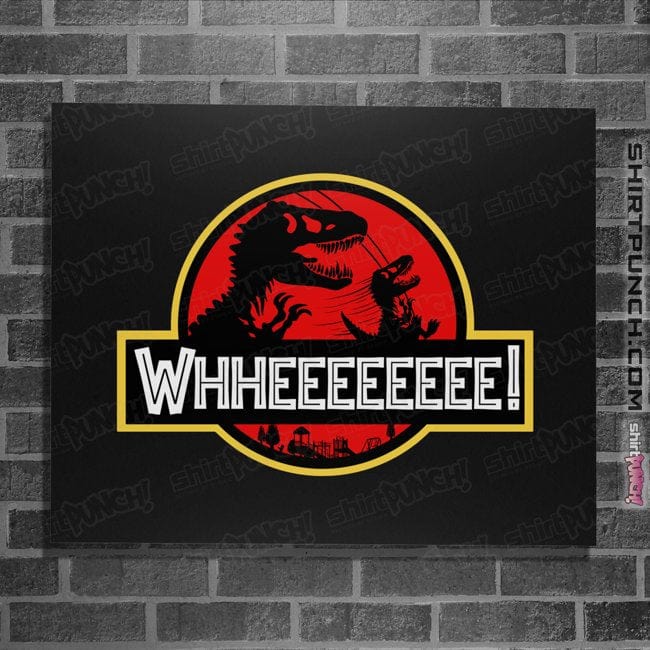 Secret_Shirts Posters / 4"x6" / Black Whheeeeee
