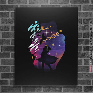 Shirts Posters / 4"x6" / Black Jotaro The Star