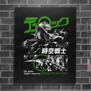 Daily_Deal_Shirts Posters / 4"x6" / Black Jikuu Senshi Turok