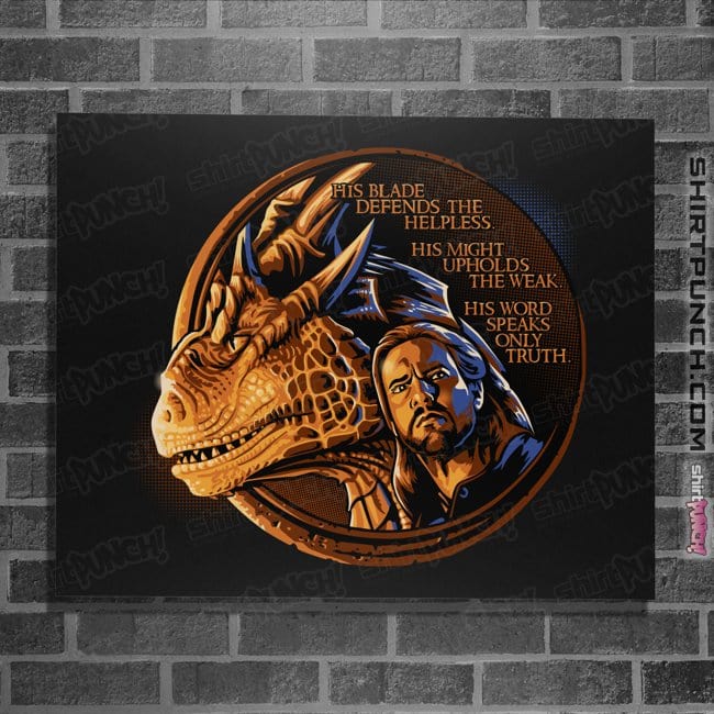 Daily_Deal_Shirts Posters / 4"x6" / Black The Old Code