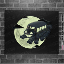 Load image into Gallery viewer, Shirts Posters / 4&quot;x6&quot; / Black Midnight Nekobus
