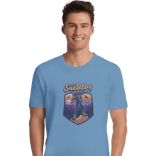 Load image into Gallery viewer, Shirts Premium Shirts, Unisex / Small / Powder Blue Outdoor Skeletor
