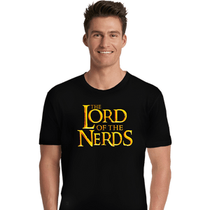 Daily_Deal_Shirts Premium Shirts, Unisex / Small / Black Lord Of The Nerds