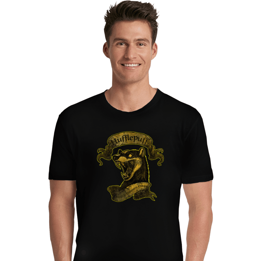 Shirts Premium Shirts, Unisex / Small / Black Hufflepuff