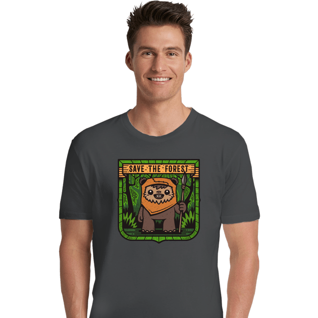 Shirts Premium Shirts, Unisex / Small / Charcoal Save The Forest