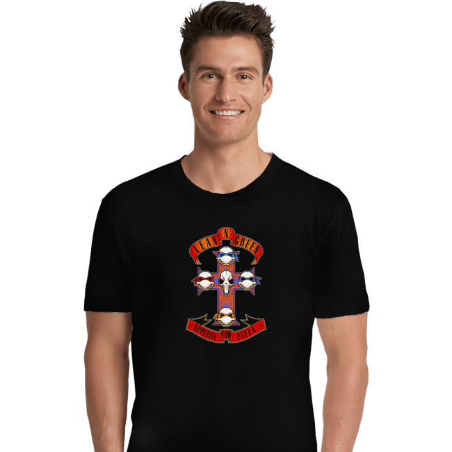 Shirts Premium Shirts, Unisex / Small / Black Appetite For Pizza