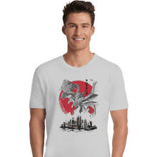 Load image into Gallery viewer, Shirts Premium Shirts, Unisex / Small / White The King Of Terror Attack Sumi-e

