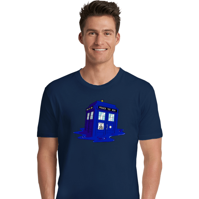 Daily_Deal_Shirts Premium Shirts, Unisex / Small / Navy Melting Tardis