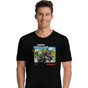 Shirts Premium Shirts, Unisex / Small / Black Super Movie Kart