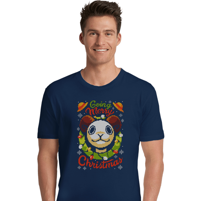 Daily_Deal_Shirts Premium Shirts, Unisex / Small / Navy Going Merry Christmas