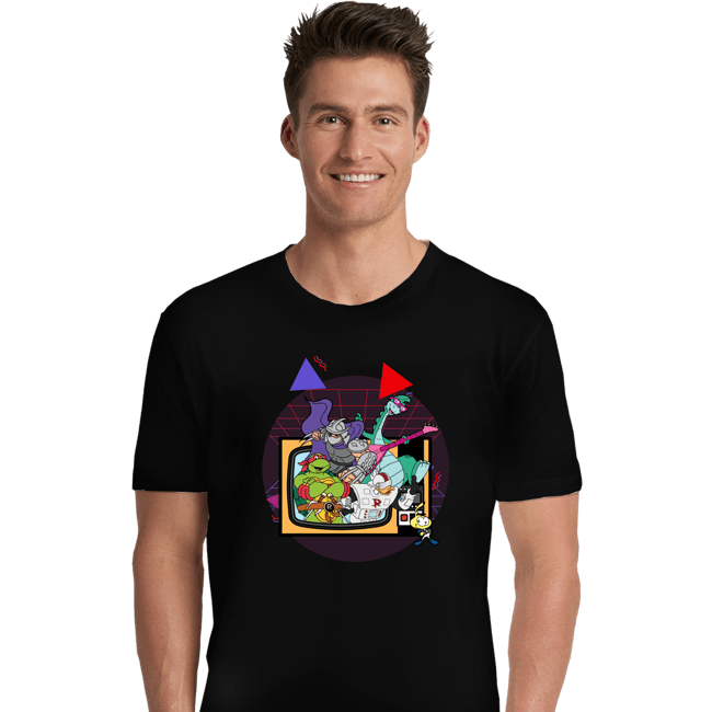 Daily_Deal_Shirts Premium Shirts, Unisex / Small / Black Toon Takeover