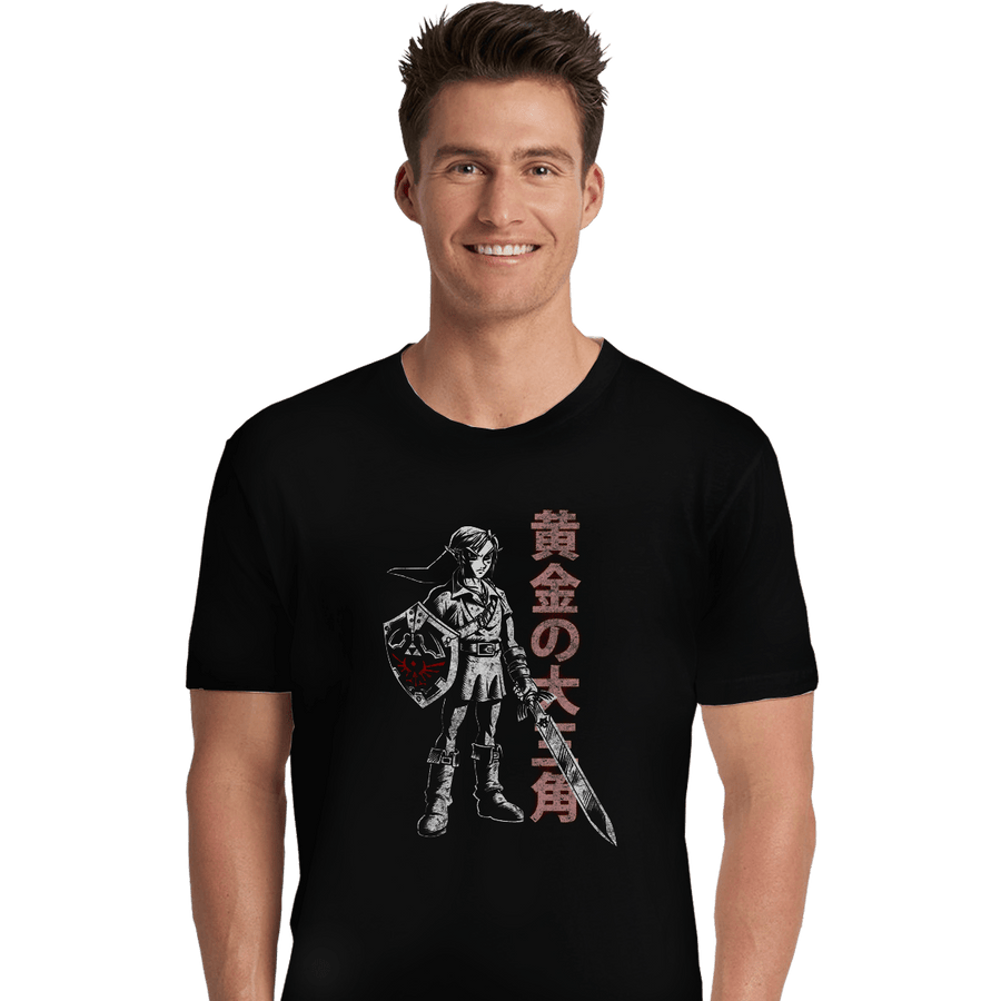 Shirts Premium Shirts, Unisex / Small / Black Link, Hero of Time