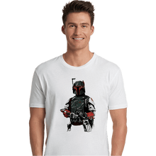 Load image into Gallery viewer, Shirts Premium Shirts, Unisex / Small / White Mandalorian Bounterhunter
