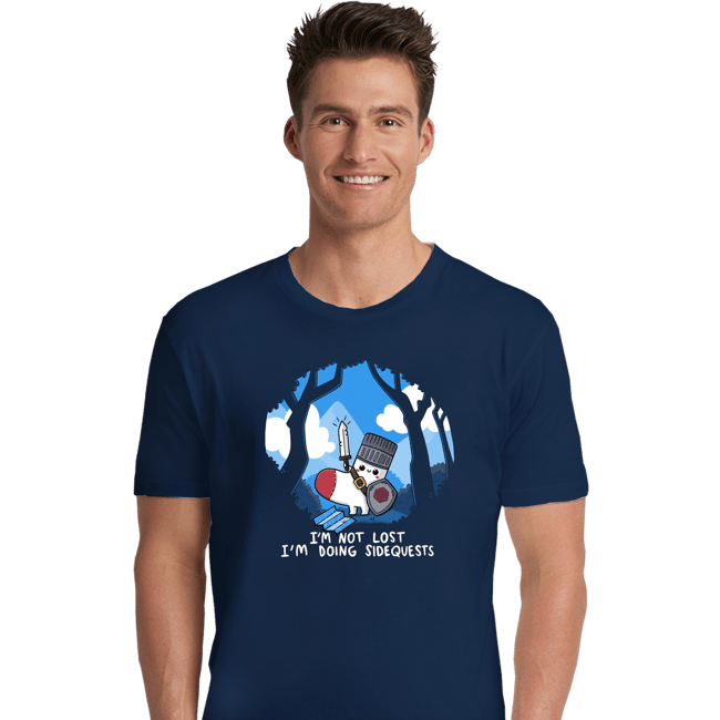 Daily_Deal_Shirts Premium Shirts, Unisex / Small / Navy Sock Sidequest