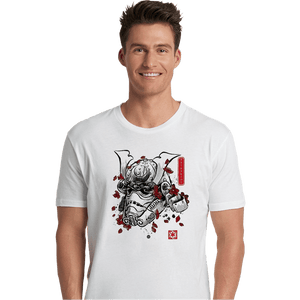 Daily_Deal_Shirts Premium Shirts, Unisex / Small / White The Samurai Trooper