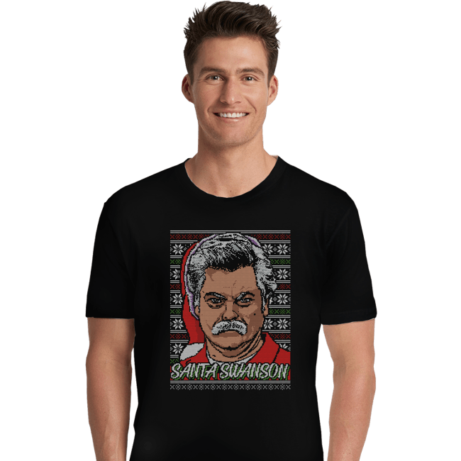 Shirts Premium Shirts, Unisex / Small / Black Santa Swanson