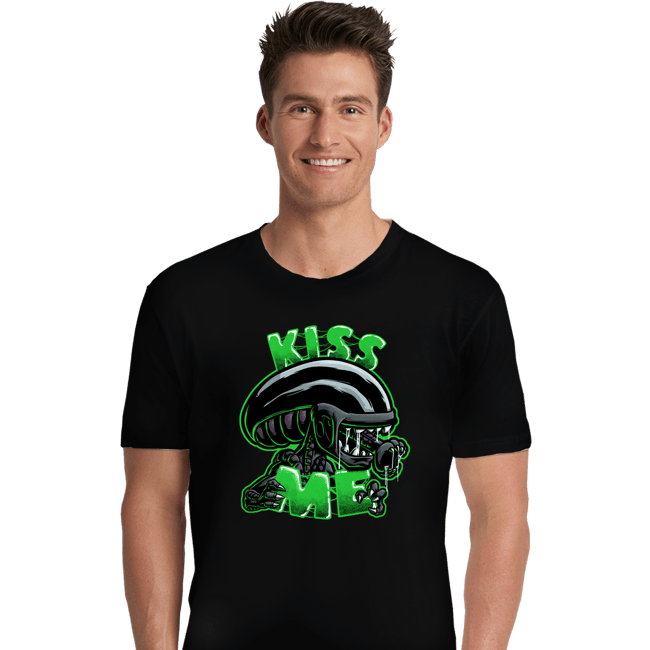 Daily_Deal_Shirts Premium Shirts, Unisex / Small / Black Kiss Me