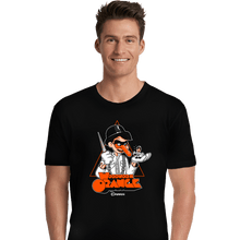 Load image into Gallery viewer, Secret_Shirts Premium Shirts, Unisex / Small / Black Woodwork Orange
