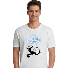 Load image into Gallery viewer, Secret_Shirts Premium Shirts, Unisex / Small / White RIP The Cat
